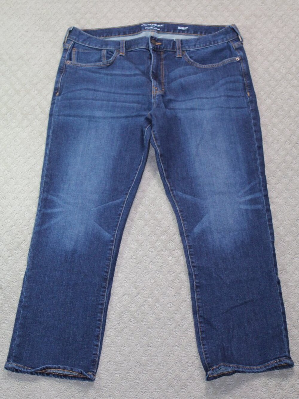 Banana Republic Traveler Jean 36x30* Slim Fit Mens Denim Pant Blue Dark Wash